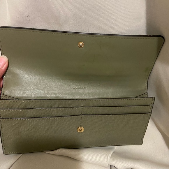 Coach Saffiano Leather Wallet - Picture 11 of 12